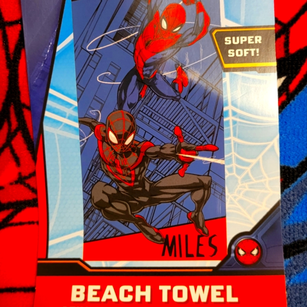Spider man towel